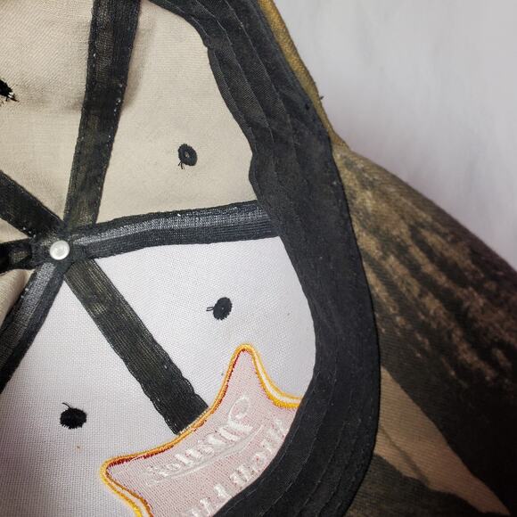 Miller High Life Beer Camo Baseball Hat Brown Hunting Adjustable - Picture 8 of 11